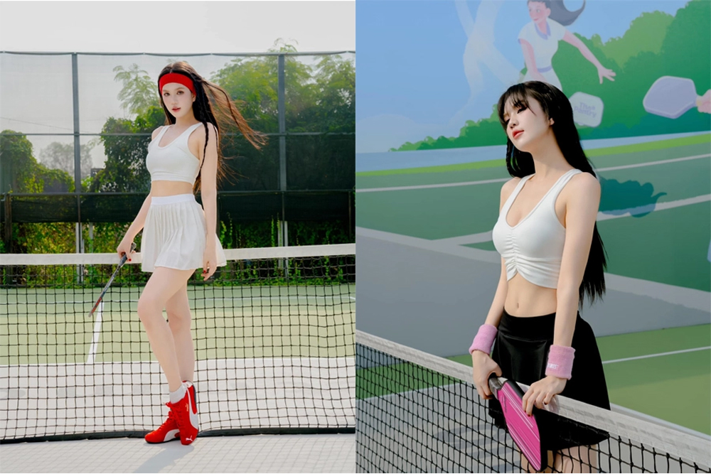 Áo bra thể thao hỗ trợ nữ vận động pickleball cường độ cao