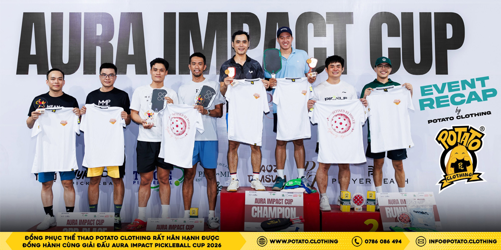 Aura Impact Cup 2026 – Potato Clothing tài trợ trang phục