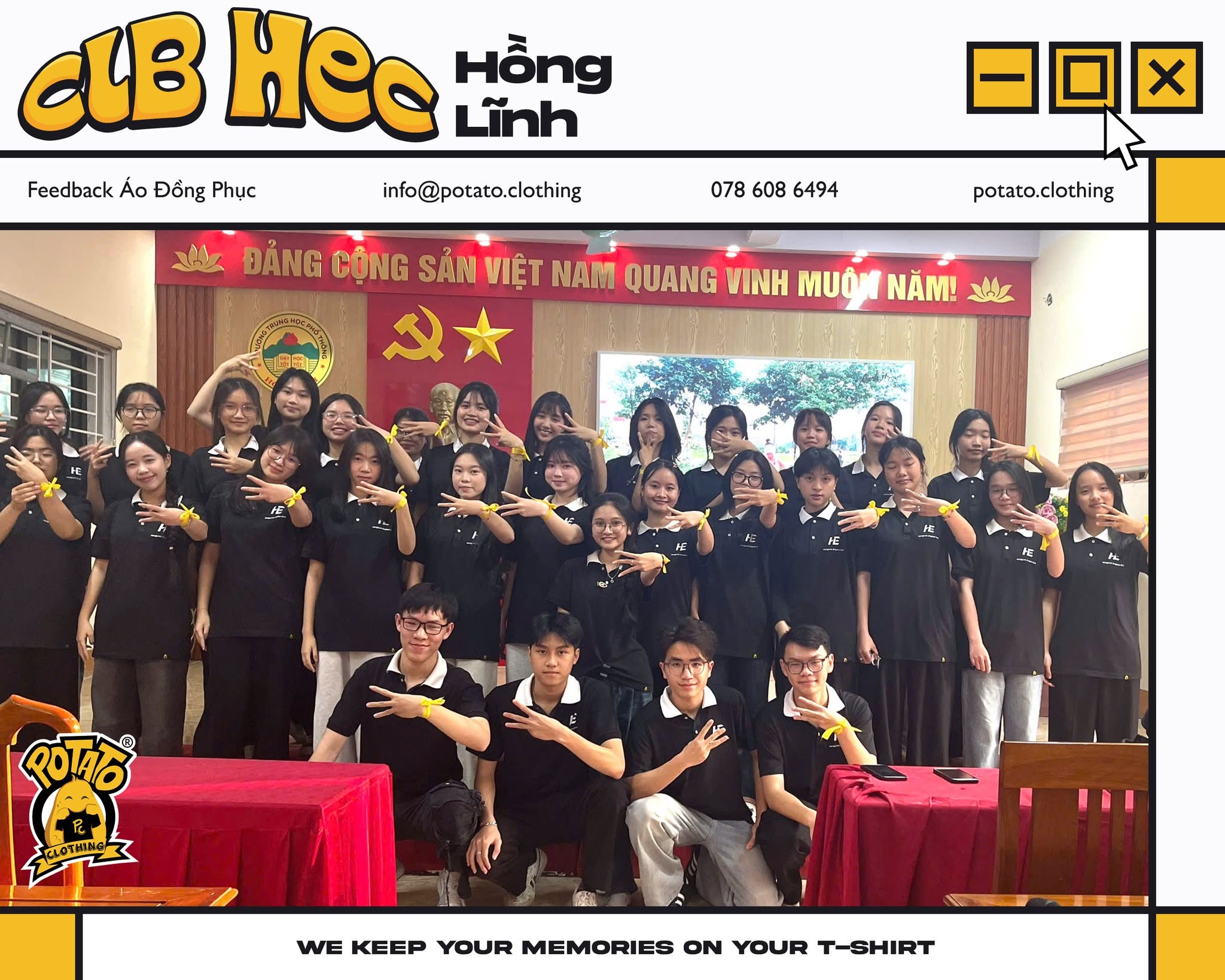 Feedback áo polo đồng phục CLB HEC- HongLinh English Club - ảnh 1