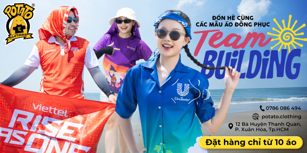Đồng phục team building gắn kết đội nhóm Potato Clothing