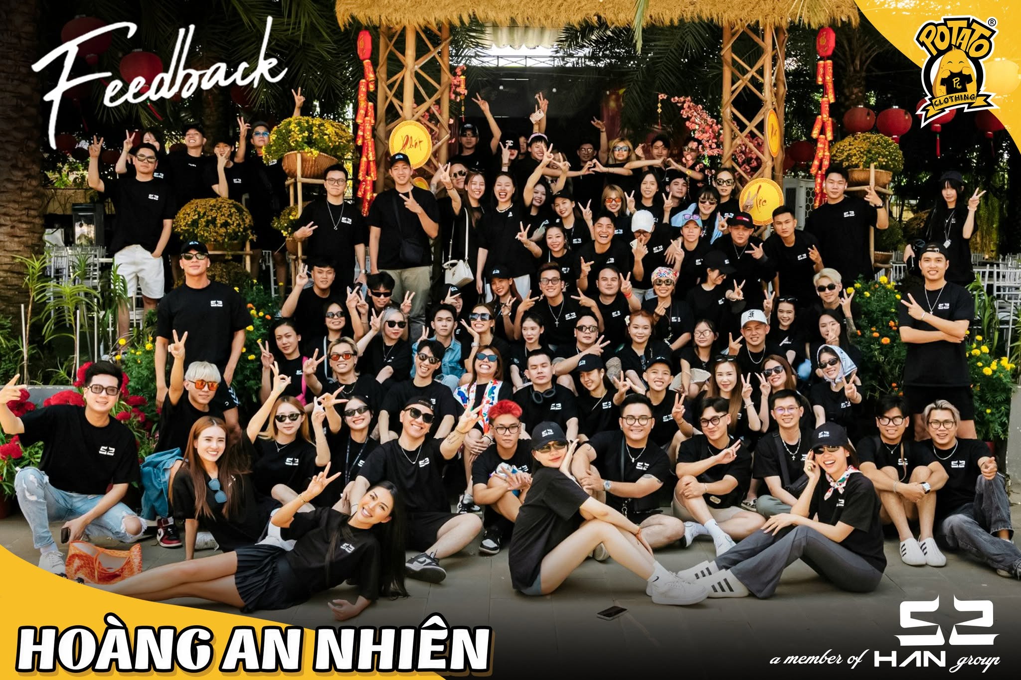 Feedback đồng phục áo thun Hoàng An Nhiên Group