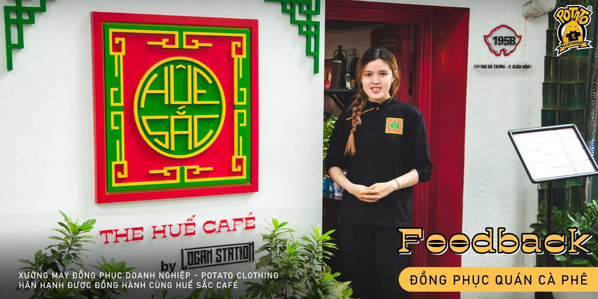 Feedback đồng phục áo thun F&B HUÊ SẮC - THE HUẾ CAFÉ - ảnh 1