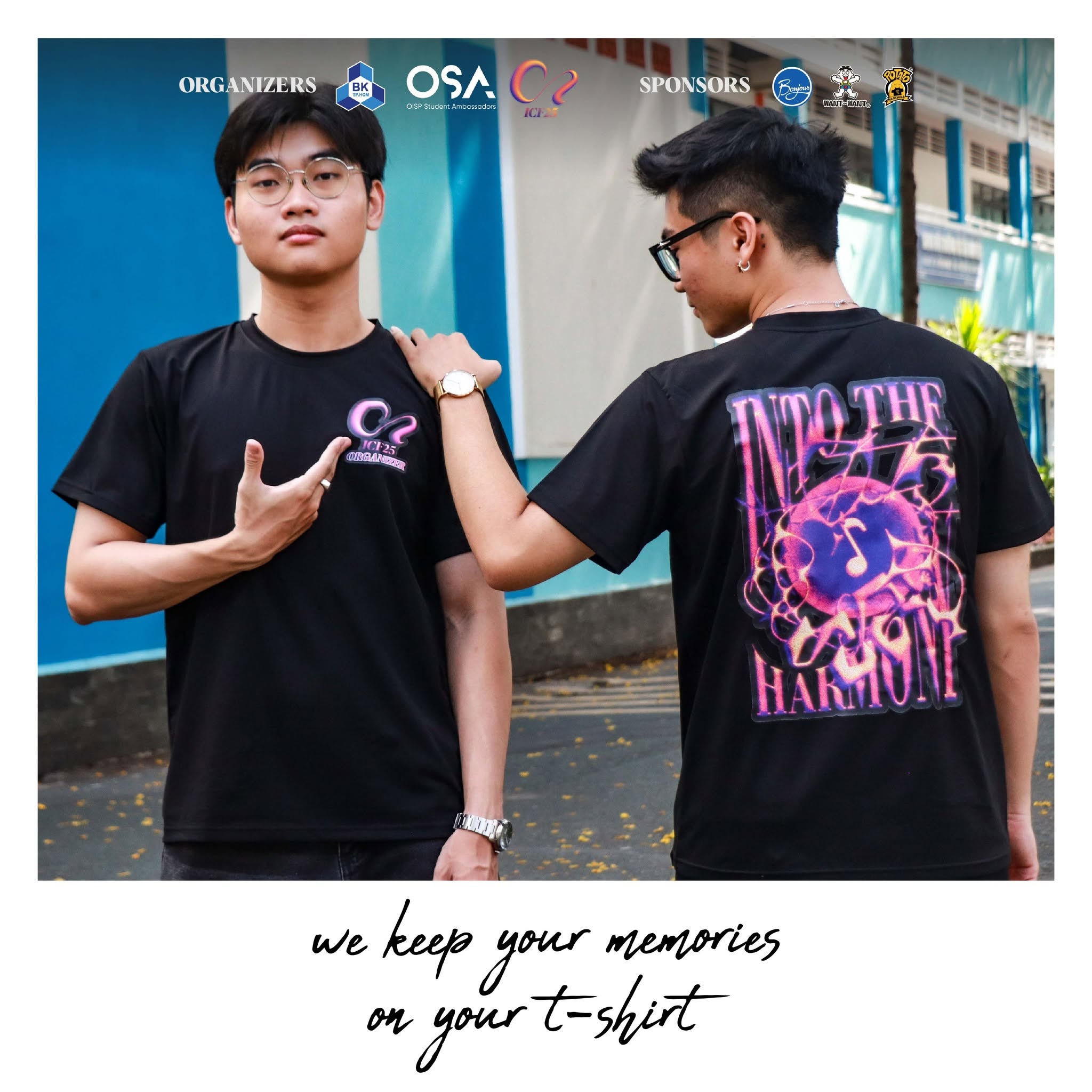 Feedback đồng phục áo thun International Connection Festival trường Bách Khoa màu đen - ảnh 3