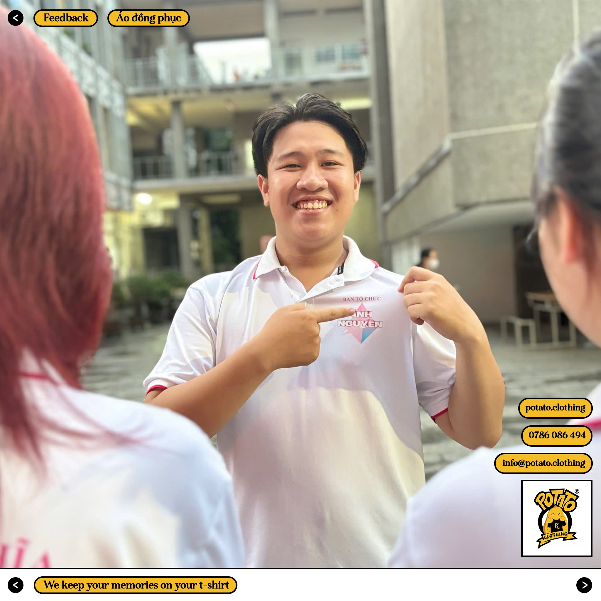 Feedback đồng phục áo polo Lễ Kết nghĩa Khoa Y tế Công cộng màu trắng - ảnh 3
