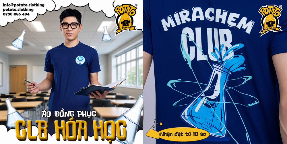 CLB Mirachem mặc áo thun đồng phục học thuật