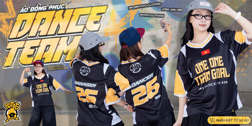 Áo lớp bóng bầu dục mẫu mới - MQ Dance Team