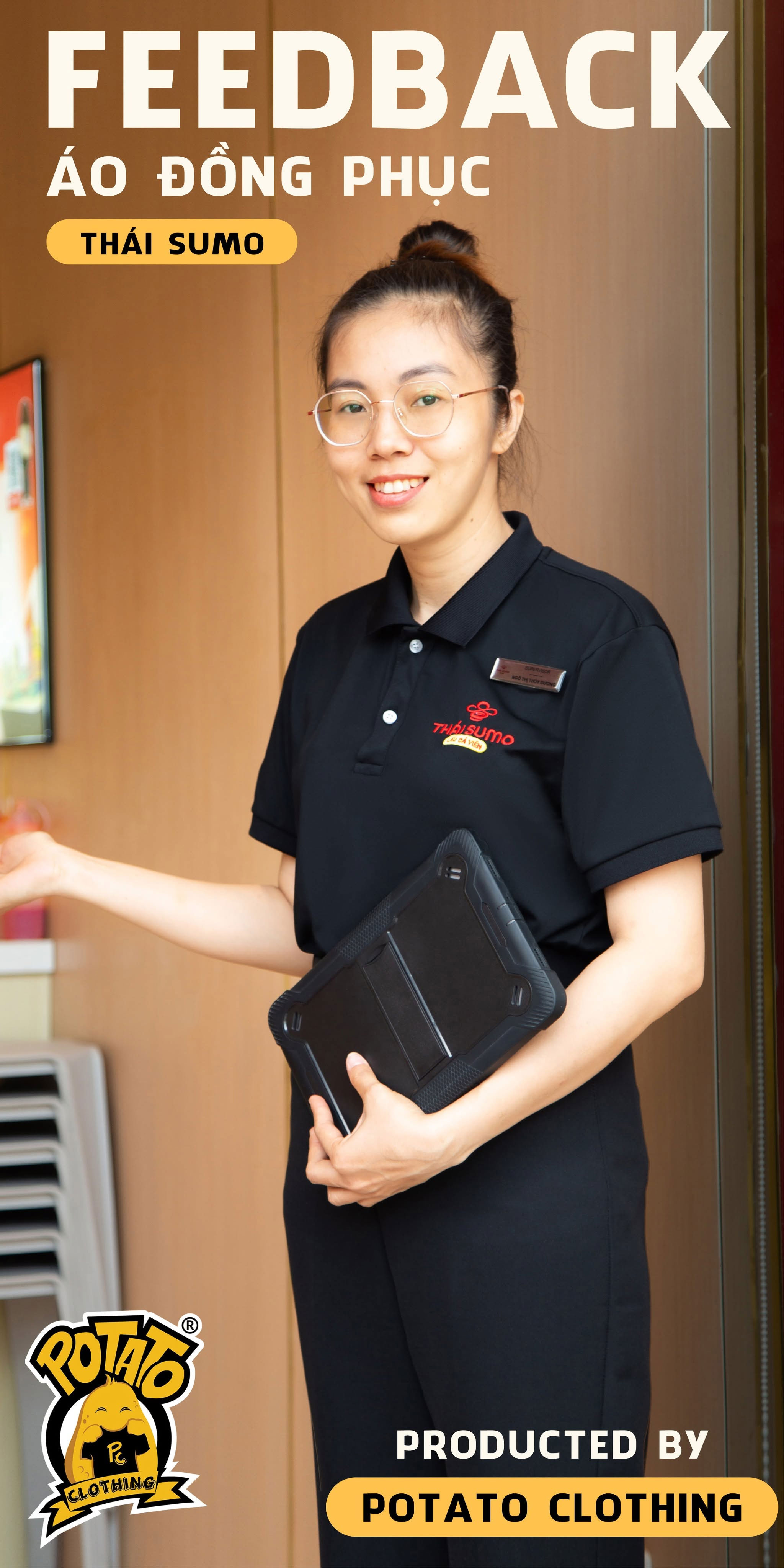 Feedback đồng phục áo polo F&B Nhà Hàng Thái Sumo - ảnh 1