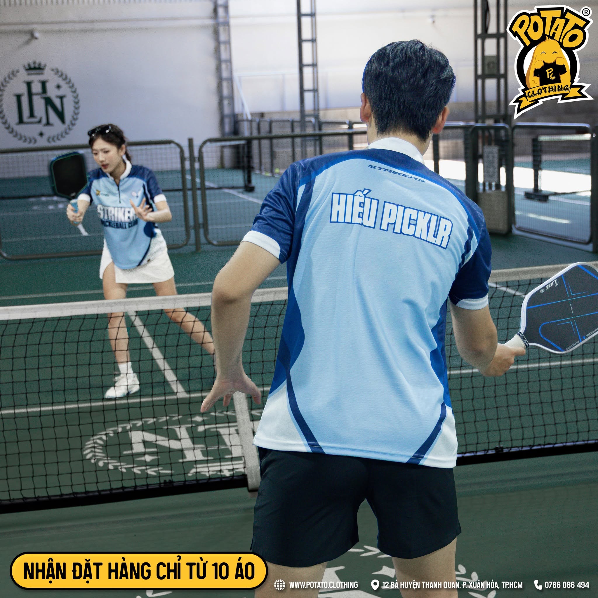 Áo thể thao Strikers màu xanh dương - ảnh 3