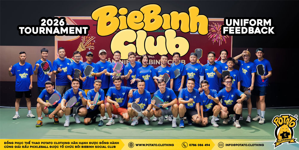 Feedback đồng phục PICKLEBALL TÂN NIÊN BIEBINH CLUB - ảnh 1