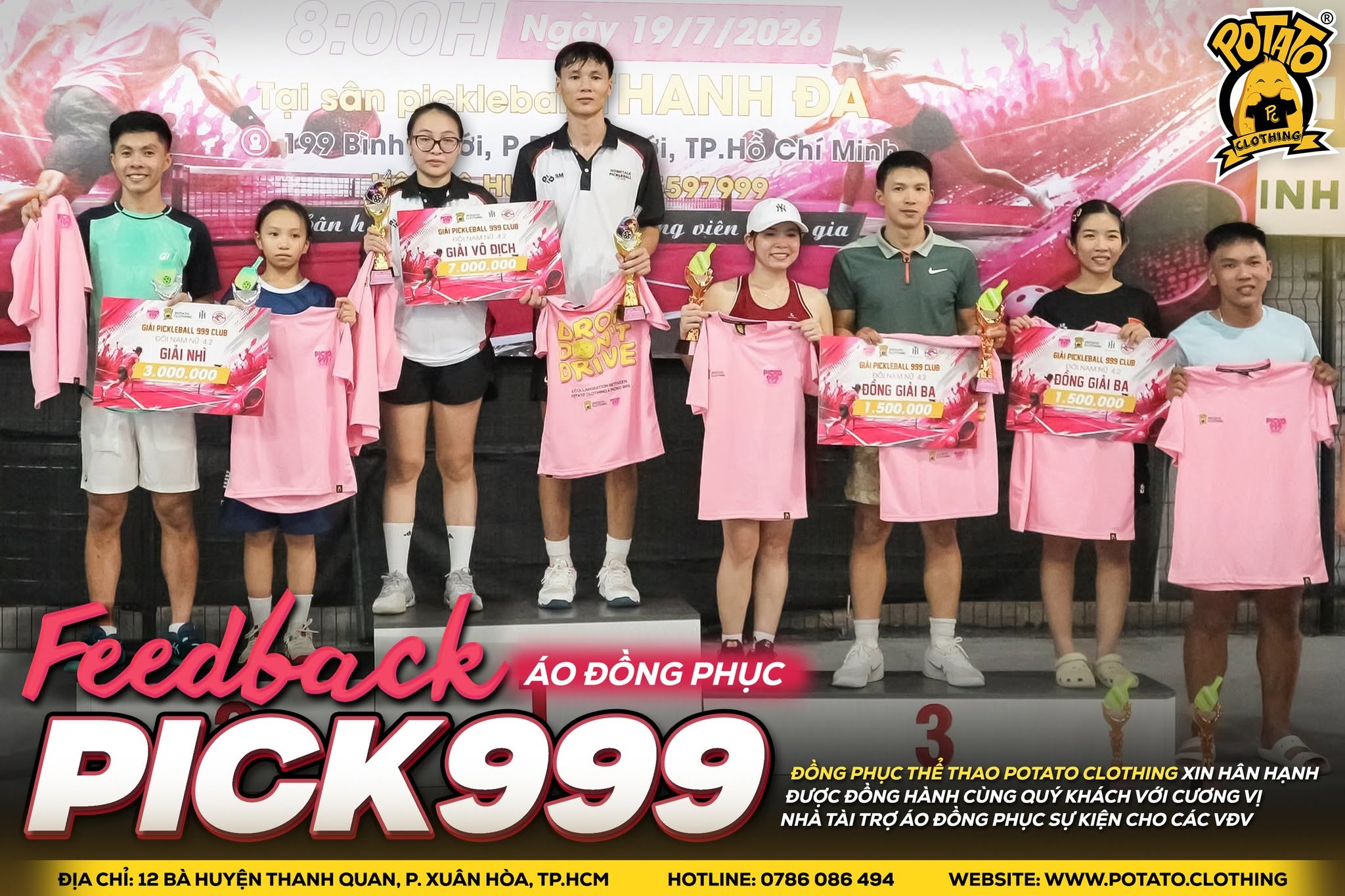 Feedback đồng phục PICKLEBALL 999 CLUB - ảnh 1