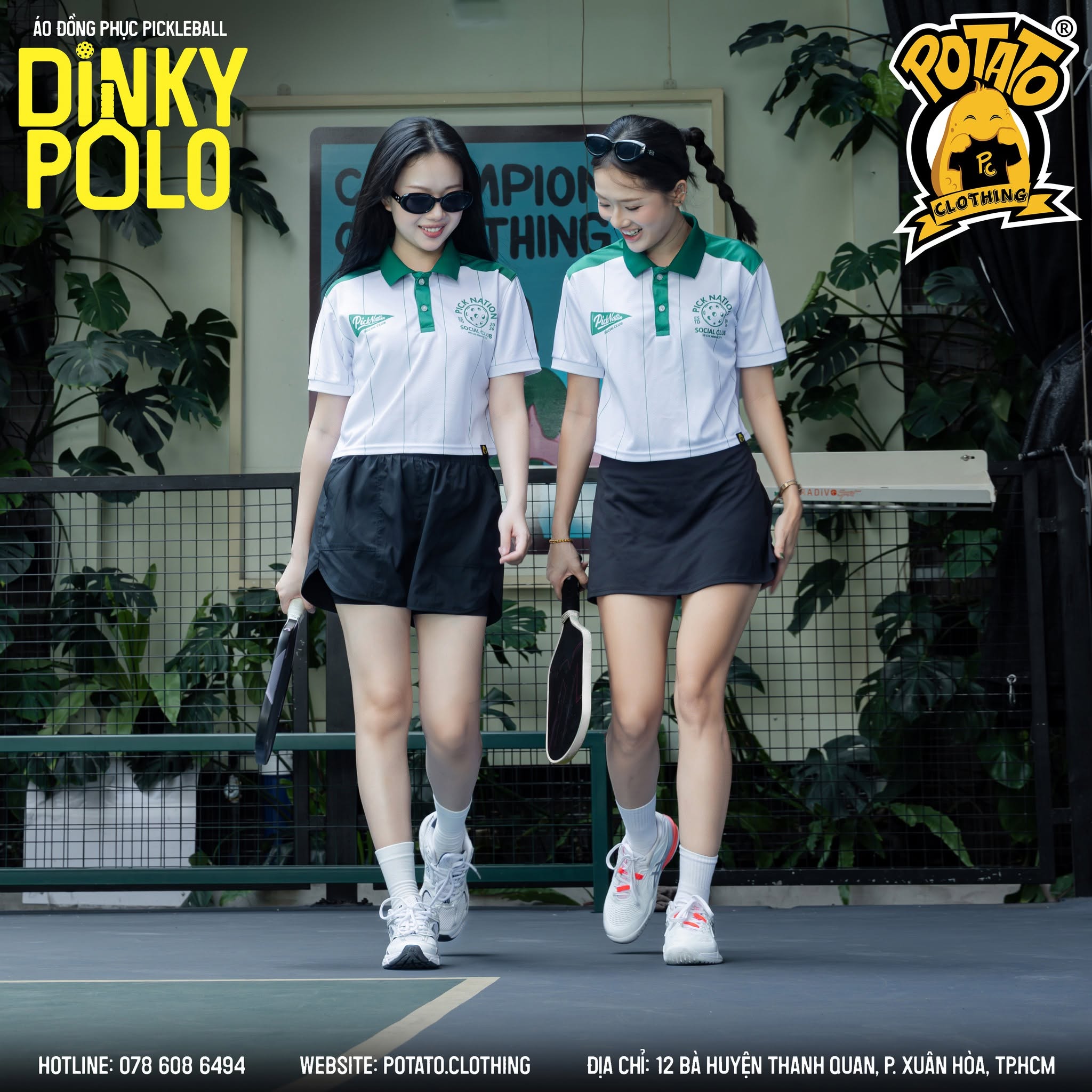 Áo polo croptop - màu 4 tại Potato Clothing