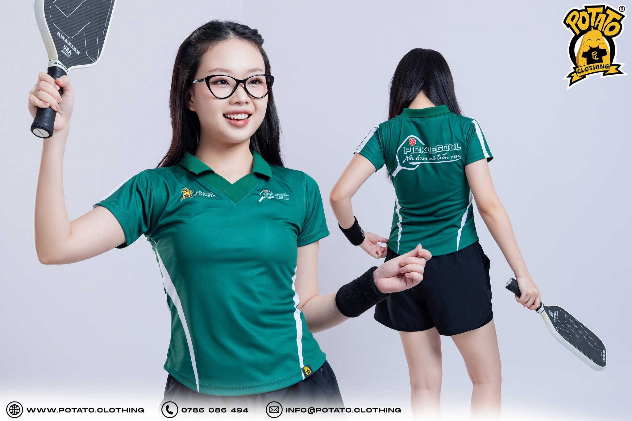 Áo polo dáng ôm - màu 6 tại Potato Clothing
