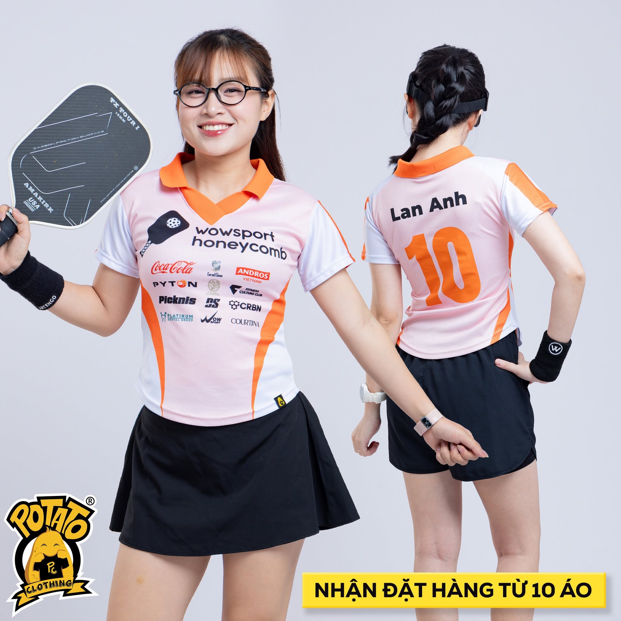 Áo polo dáng ôm - màu 3 tại Potato Clothing