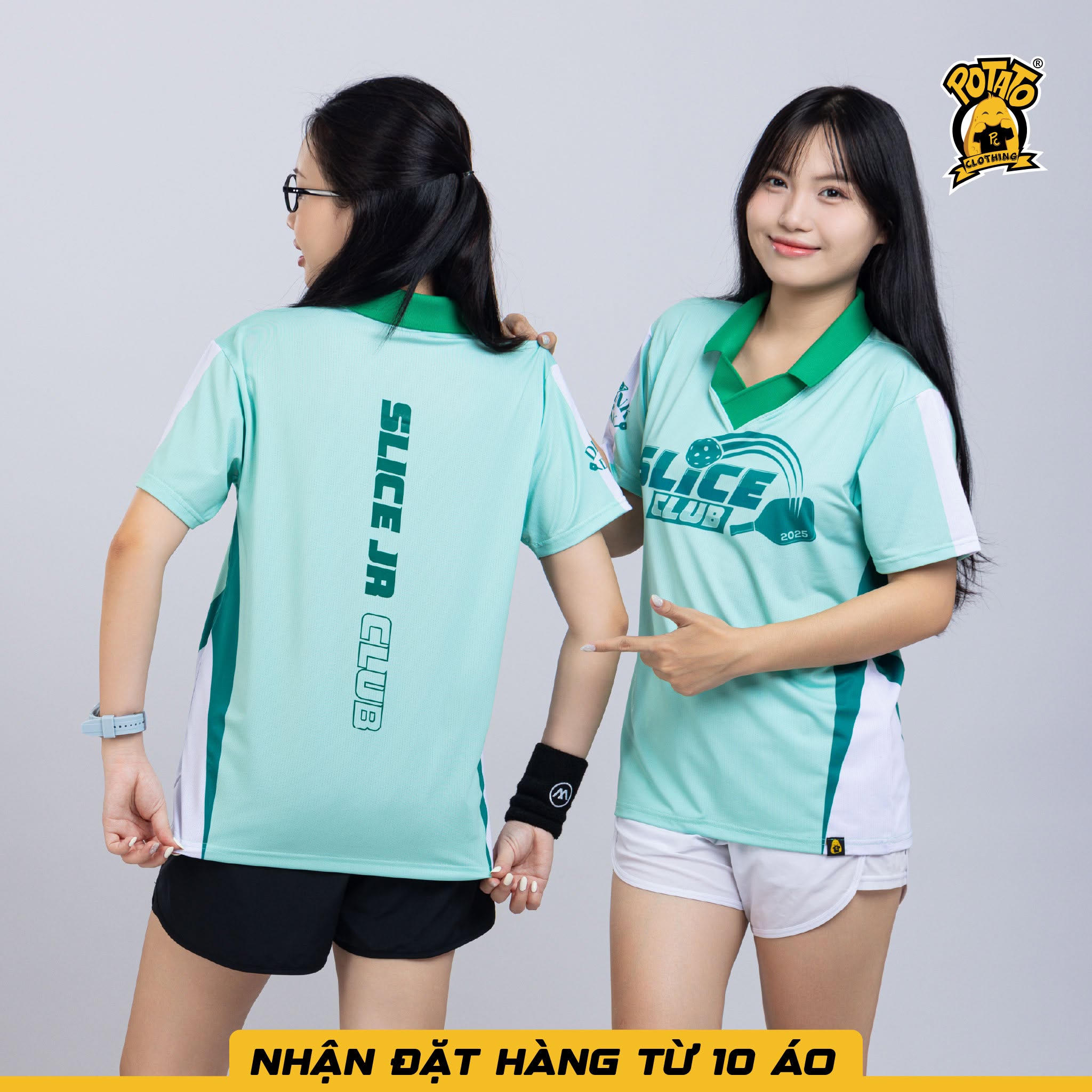 Áo polo unisex cổ bẻ không nút - màu 7 tại Potato Clothing