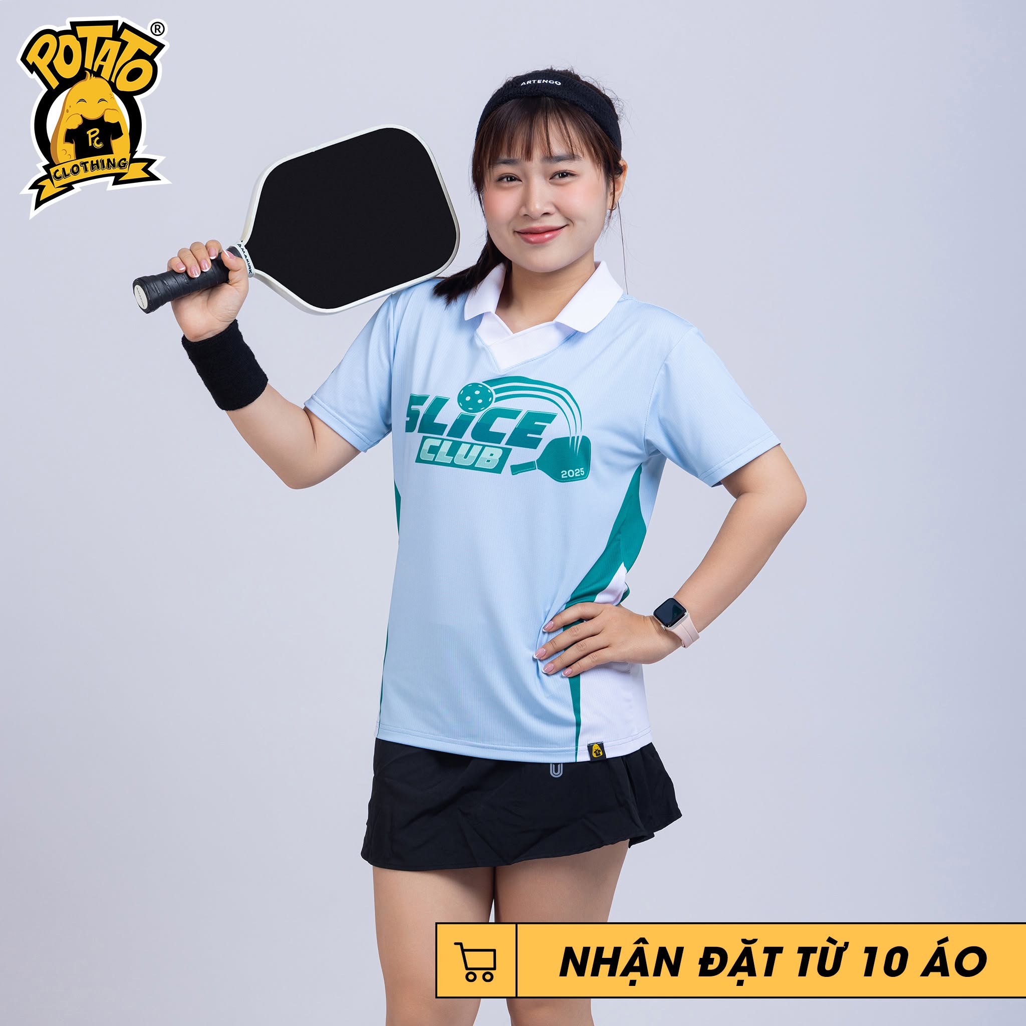 Áo polo unisex cổ bẻ không nút - màu 5 tại Potato Clothing