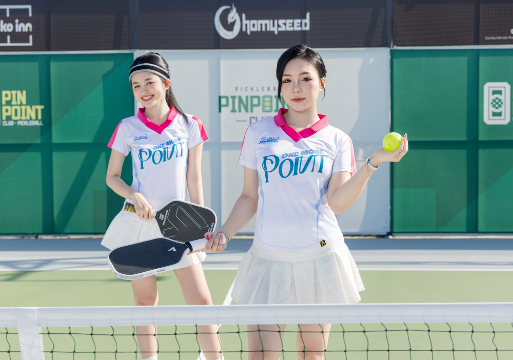 Đồng phục Pickleball Trắng Hồng THE PUREMOTION - ảnh 2