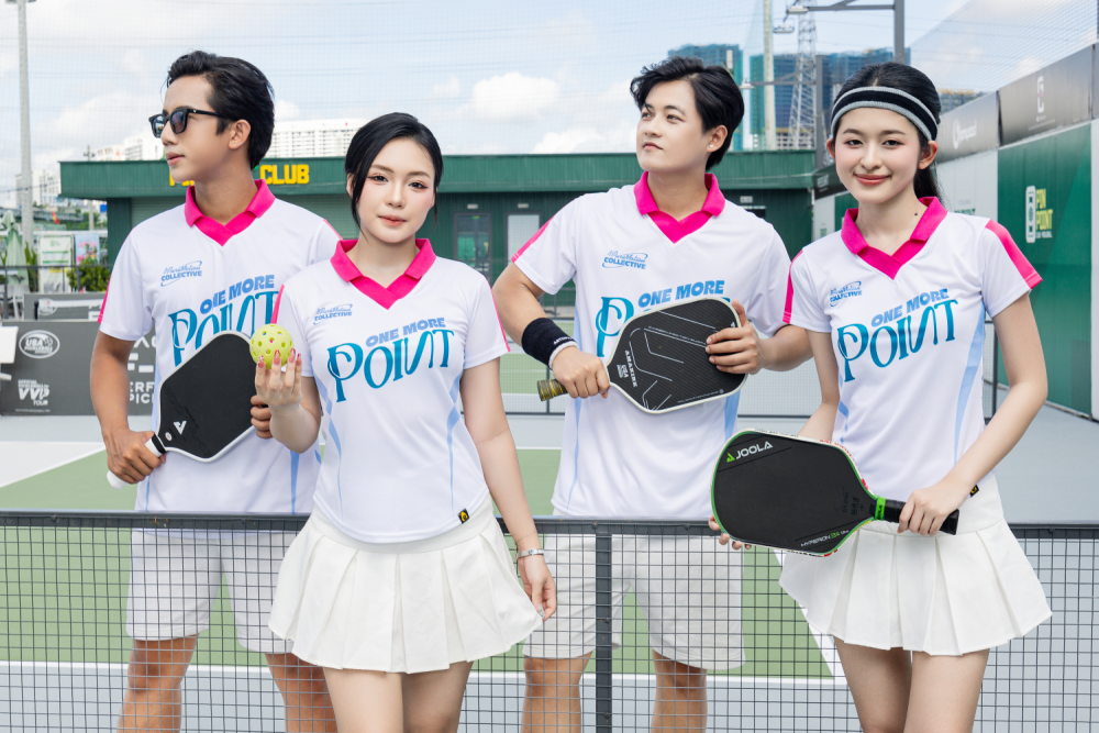 Đồng phục Pickleball Trắng Hồng THE PUREMOTION - ảnh 1