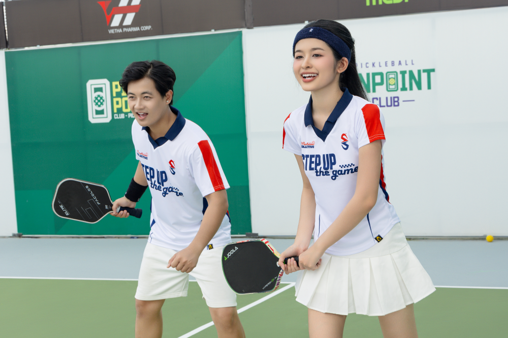 Đồng phục Pickleball Trắng Đỏ THE PUREMOTION - ảnh 1