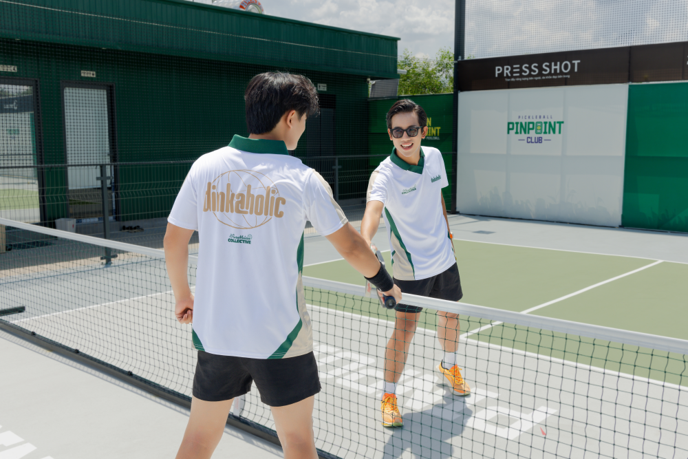Đồng phục Pickleball Trắng Xanh lá THE PUREMOTION - ảnh 2