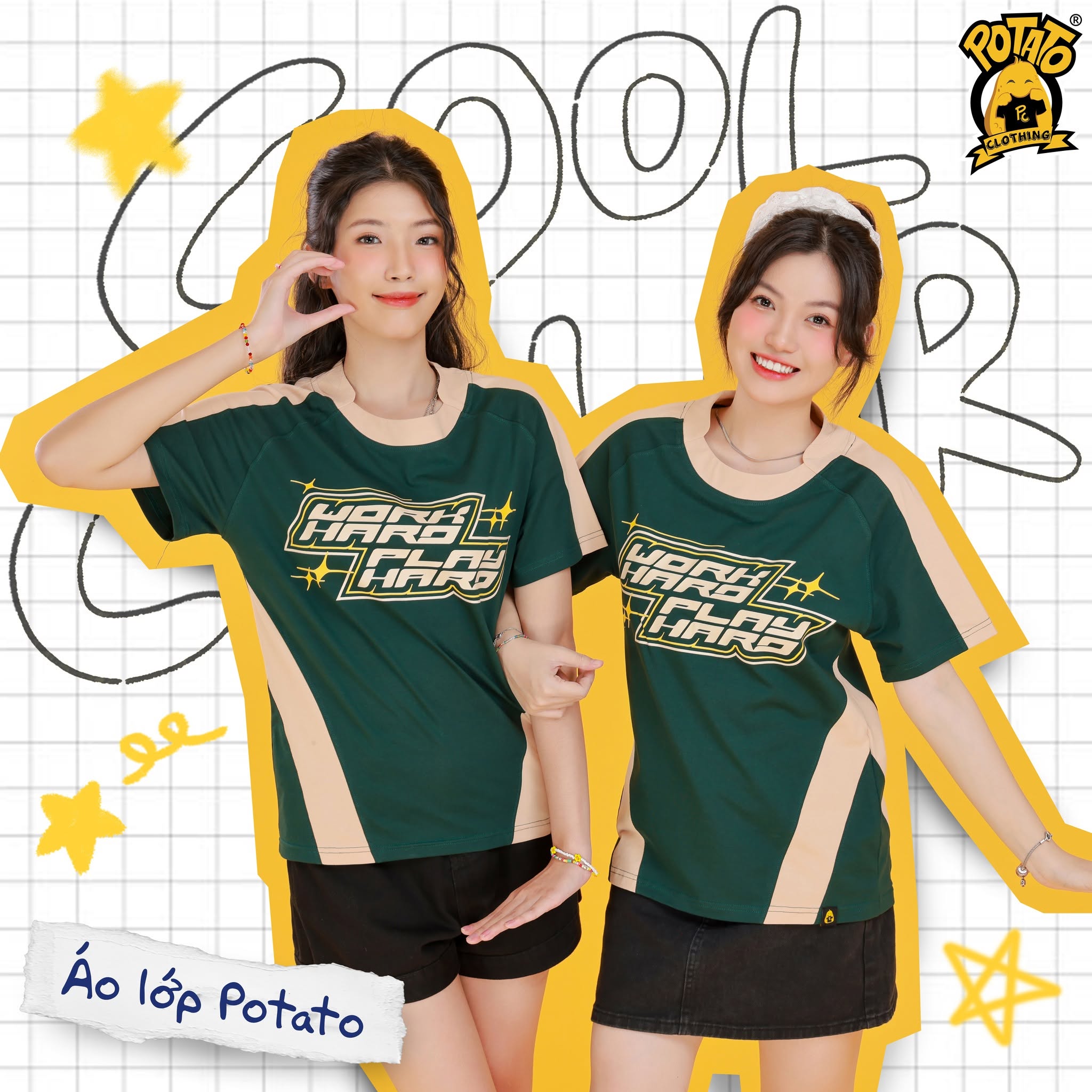[Ảnh test] Áo lớp phối quần short 1