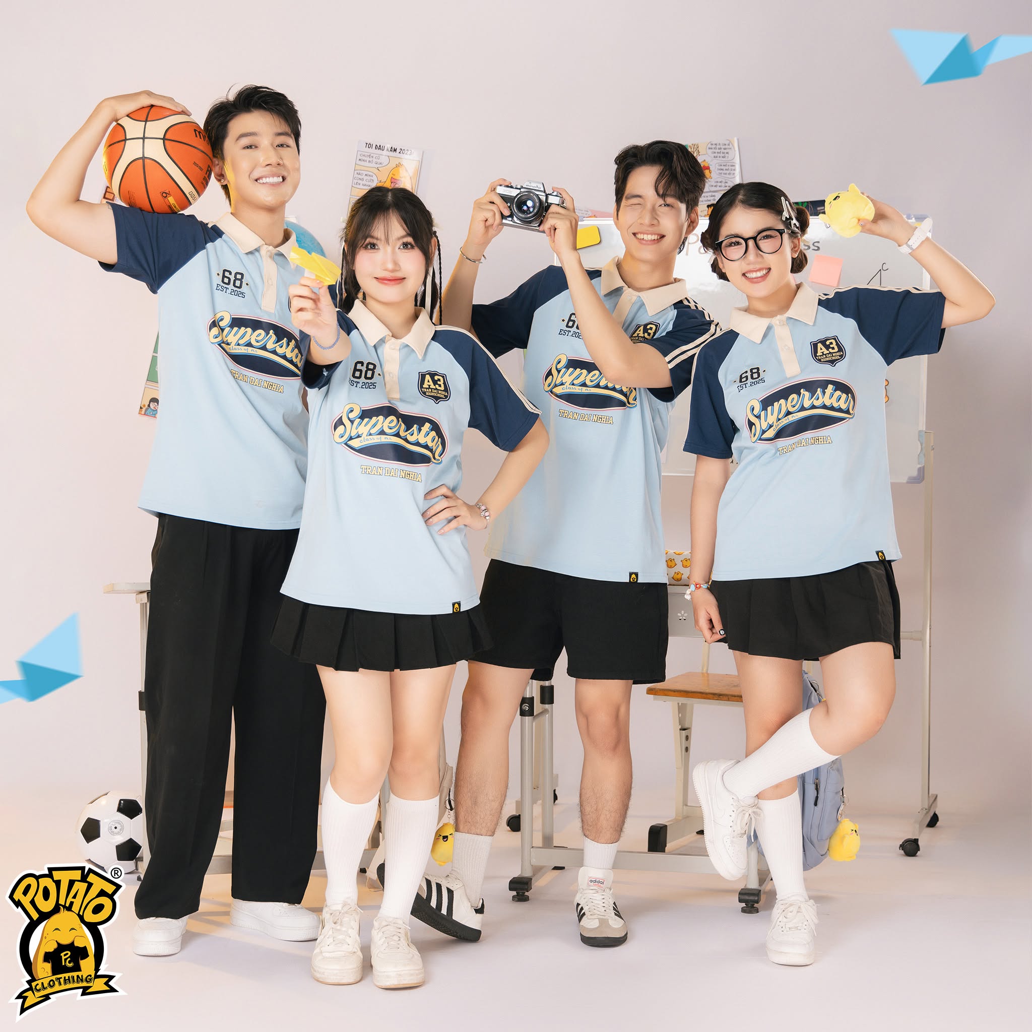 [Ảnh test] Sneaker phối áo lớp 1