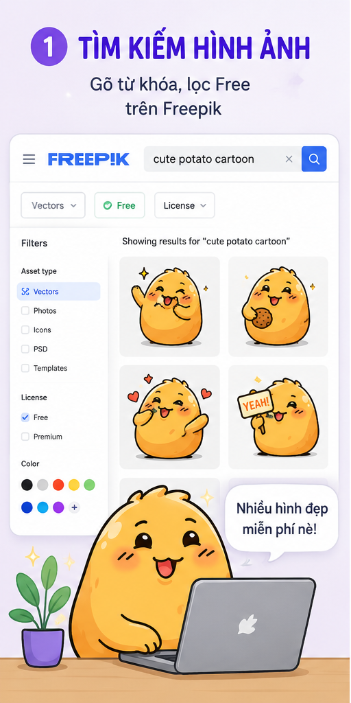 Bước 1 tìm kiếm hình ảnh