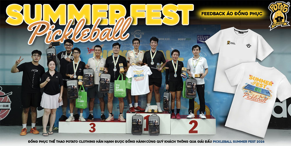 Feedback đồng phục SUMMER PICKLEBALL FEST 2026 - ảnh 1