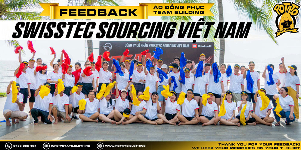 Feedback đồng phục áo thun team building Công Đoàn Swisstec Sourcing Việt Nam - ảnh 1