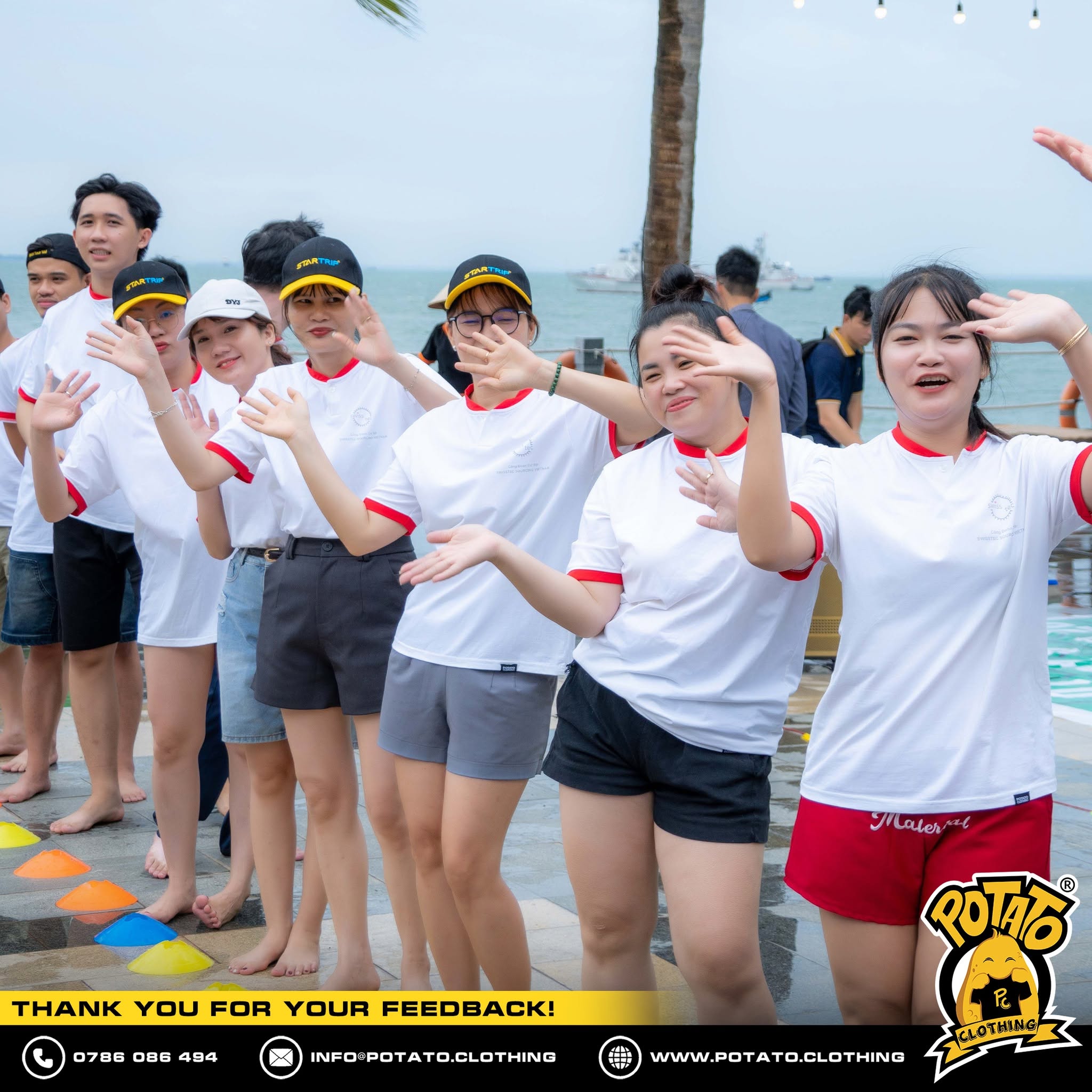 Feedback đồng phục áo thun team building Công Đoàn Swisstec Sourcing Việt Nam - ảnh 2