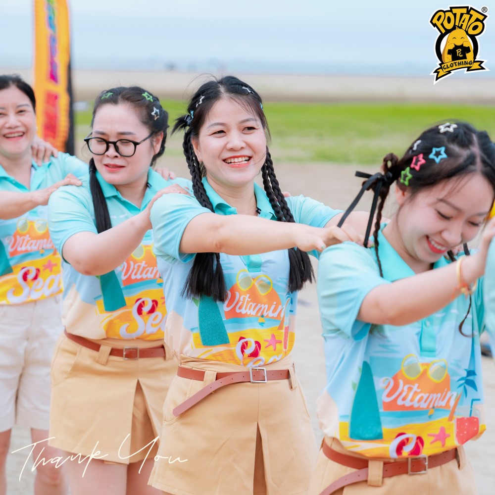 Feedback áo đồng phục Team Building Potato Clothing 3