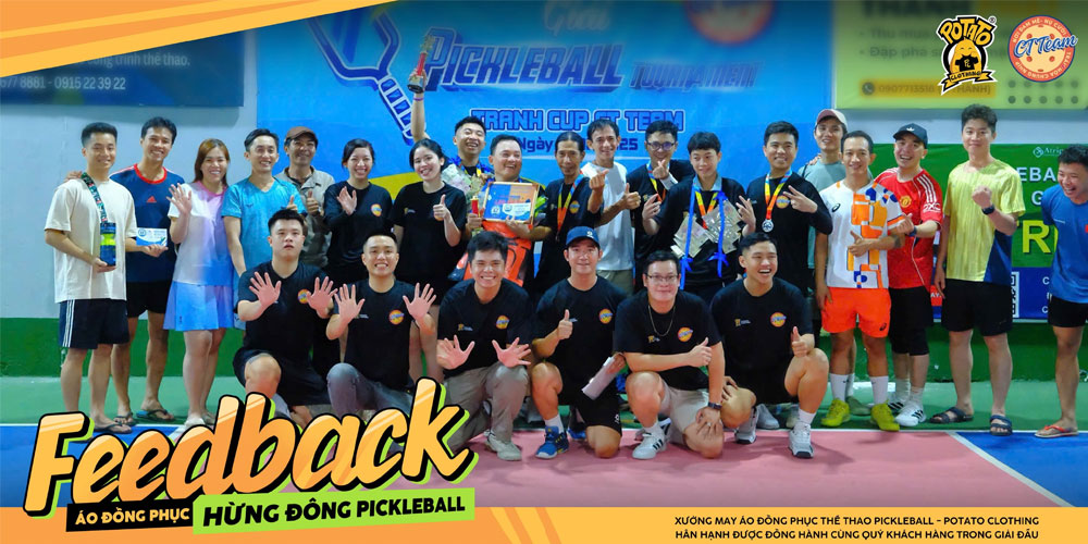 Feedback đồng phục TEAM HỪNG ĐÔNG PICKLEBALL - ảnh 1