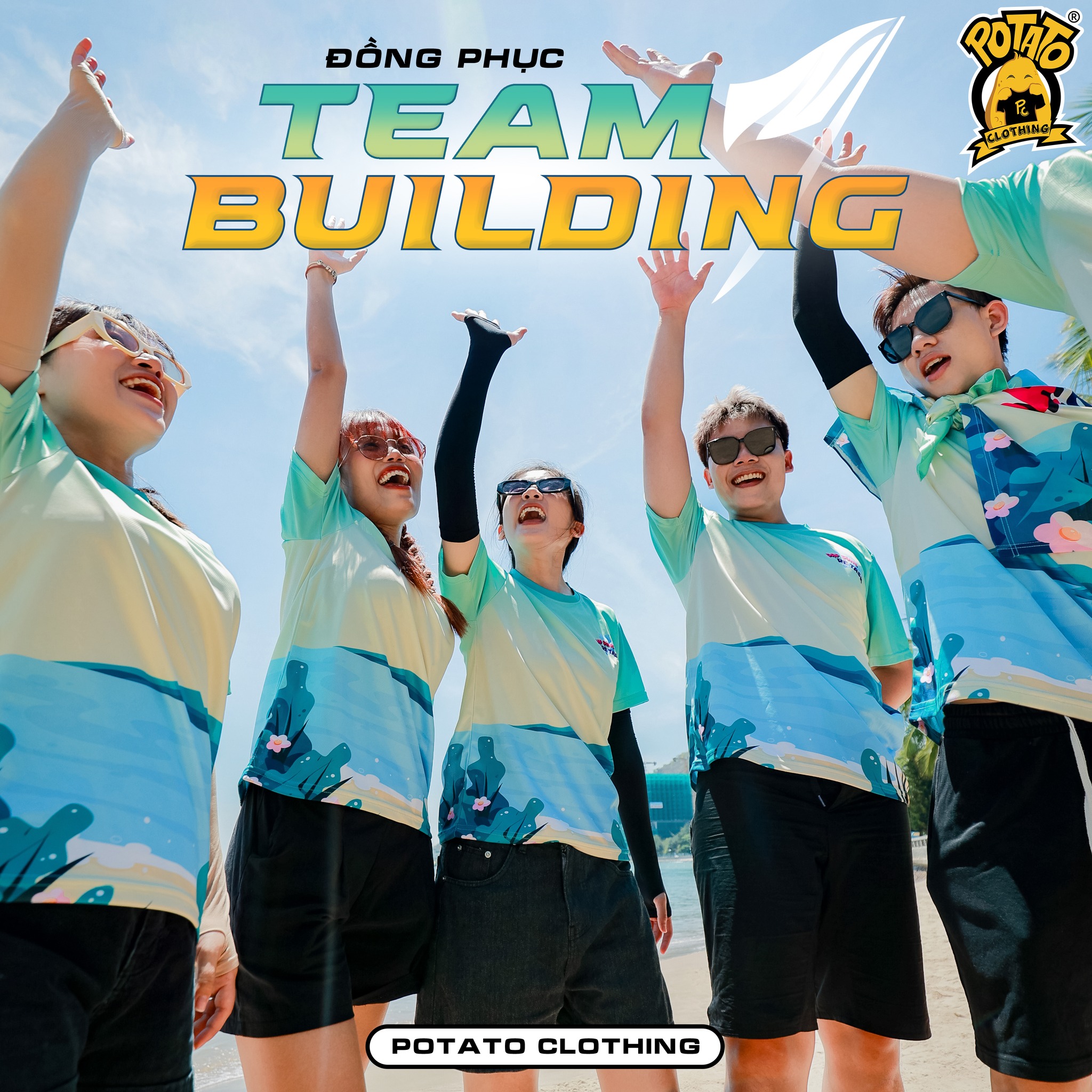 Bảng size áo đồng phục teambuilding Potato Clothing