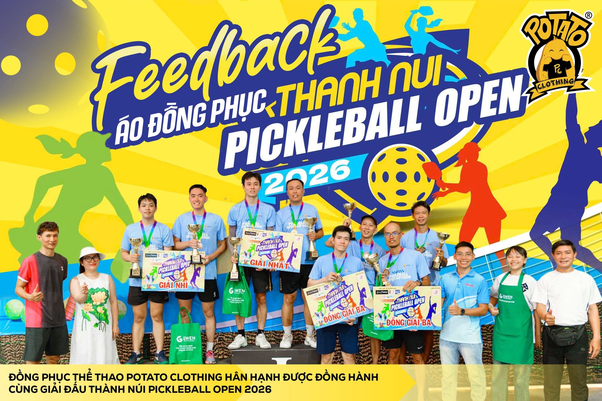 Feedback đồng phục THÀNH NÚI PICKLEBALL OPEN 2026 - ảnh 1