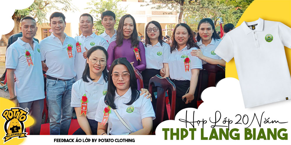 Feedback đồng phục polo họp lớp THPT Lang Biang - ảnh 1