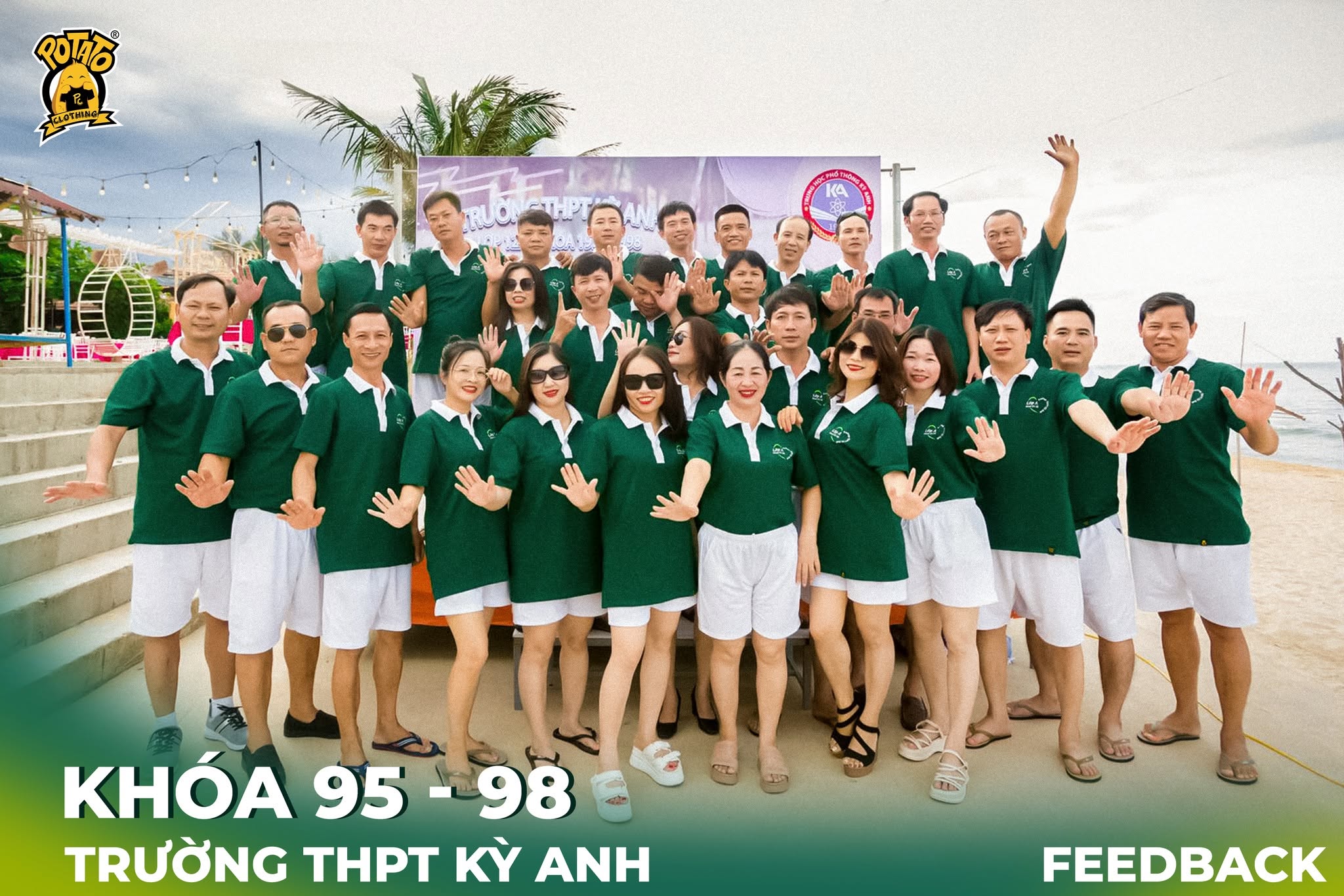 Feedback đồng phục polo họp lớp THPT Kỳ Anh khóa 95-98 - ảnh 1