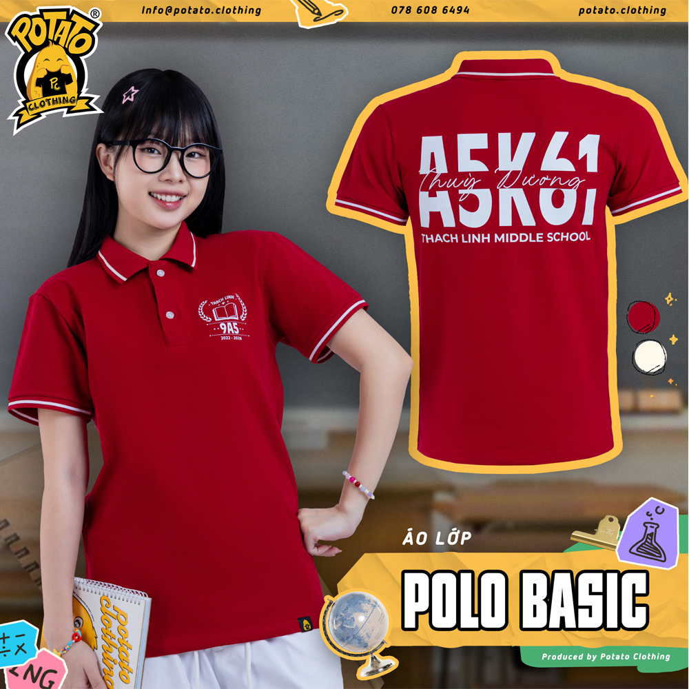 Áo lớp polo dễ phối đồ năng động