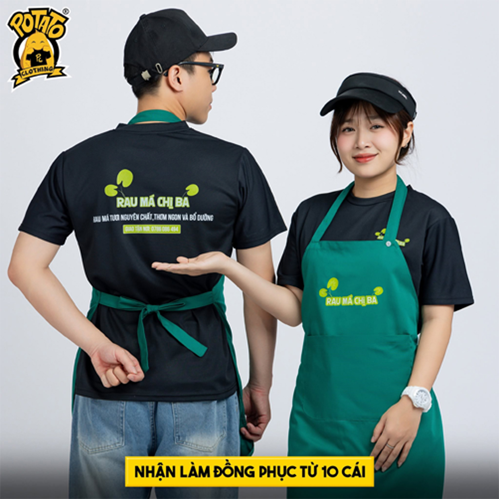 Combo đồng phục F&B Rau Má Chị Ba