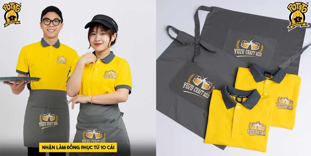 Combo đồng phục F&B Yuzu Craft Beer