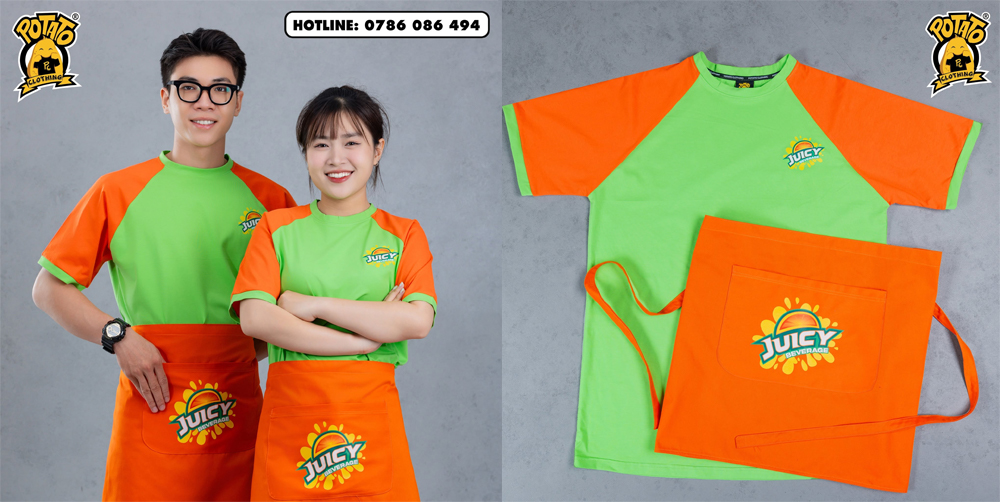 Combo đồng phục F&B Juicy Beverage