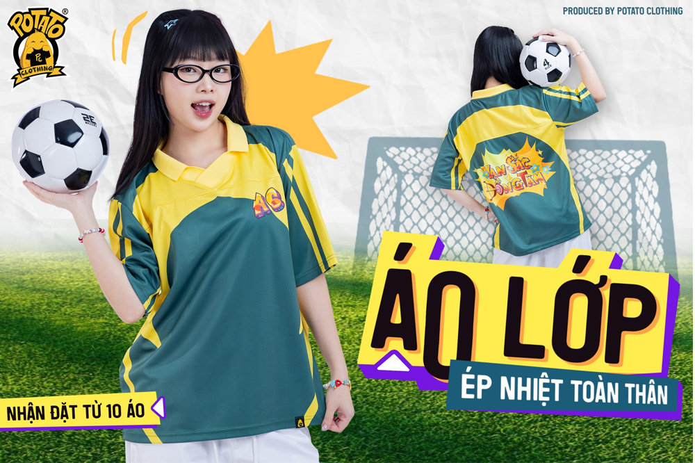 Áo polo lớp in chuyển nhiệt mẫu 6