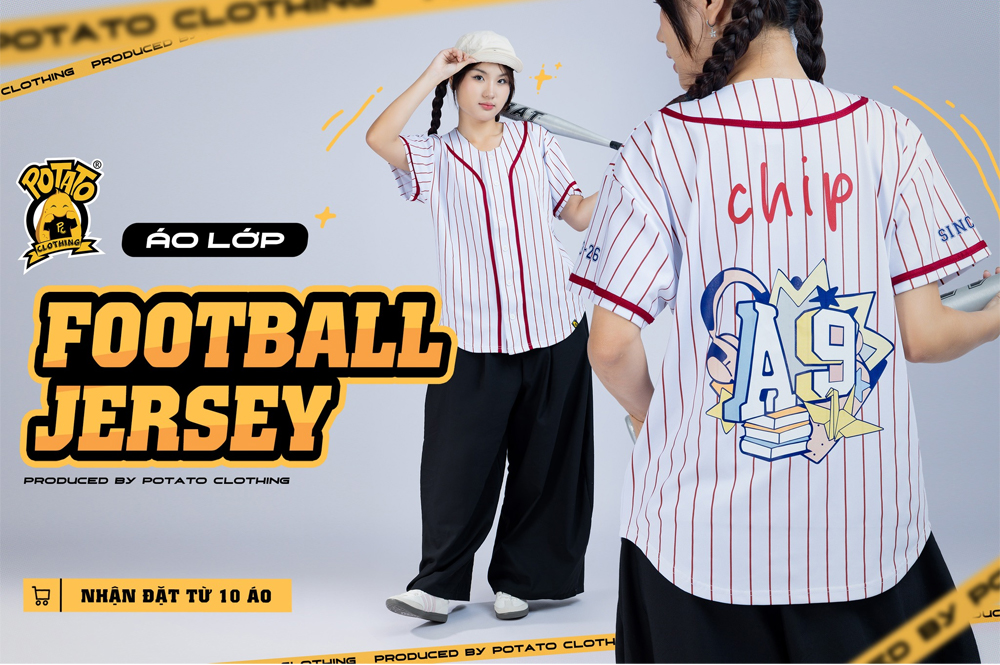 Áo lớp bóng chày mẫu 4