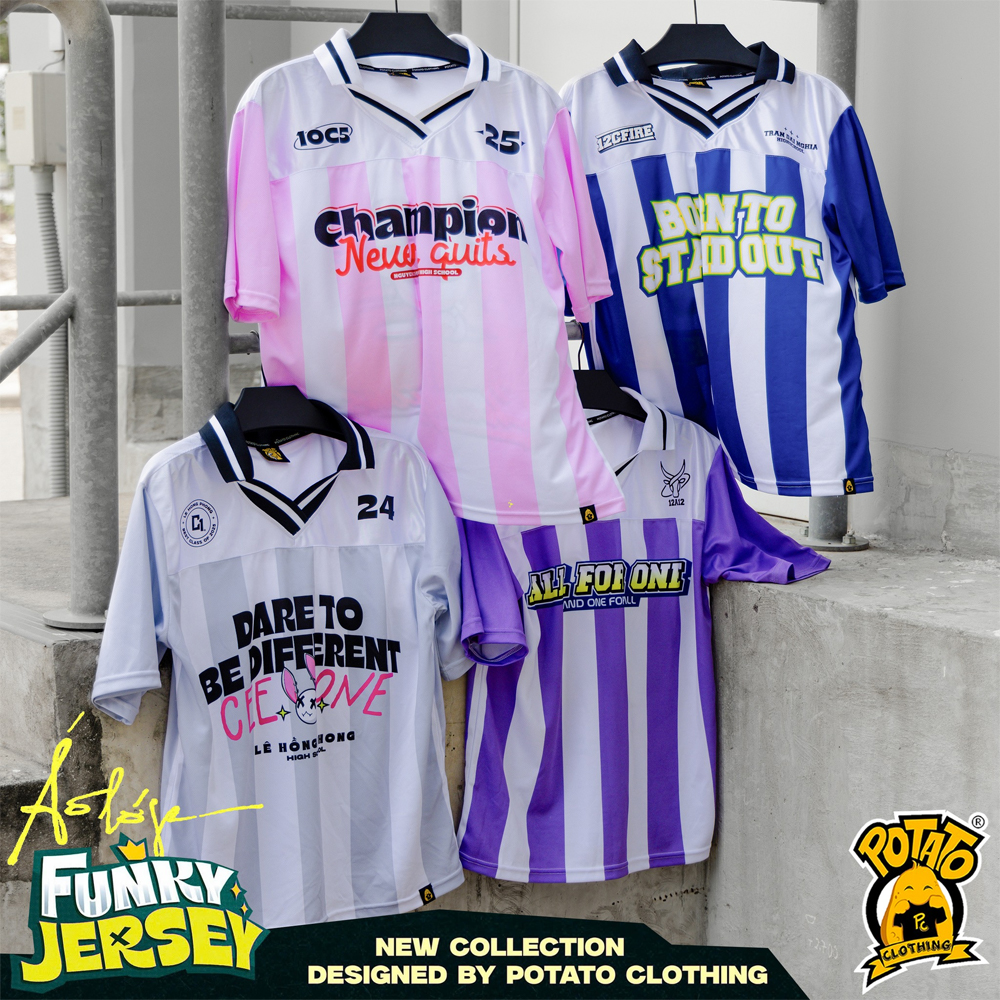 BST Áo Lớp Funky Jersey