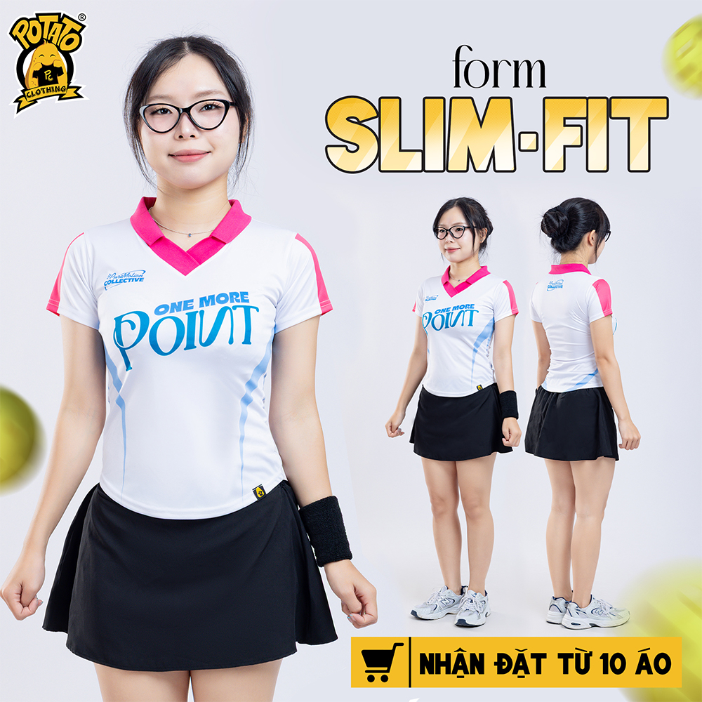 Form áo Slim-fit thể thao nữ Potato Clothing