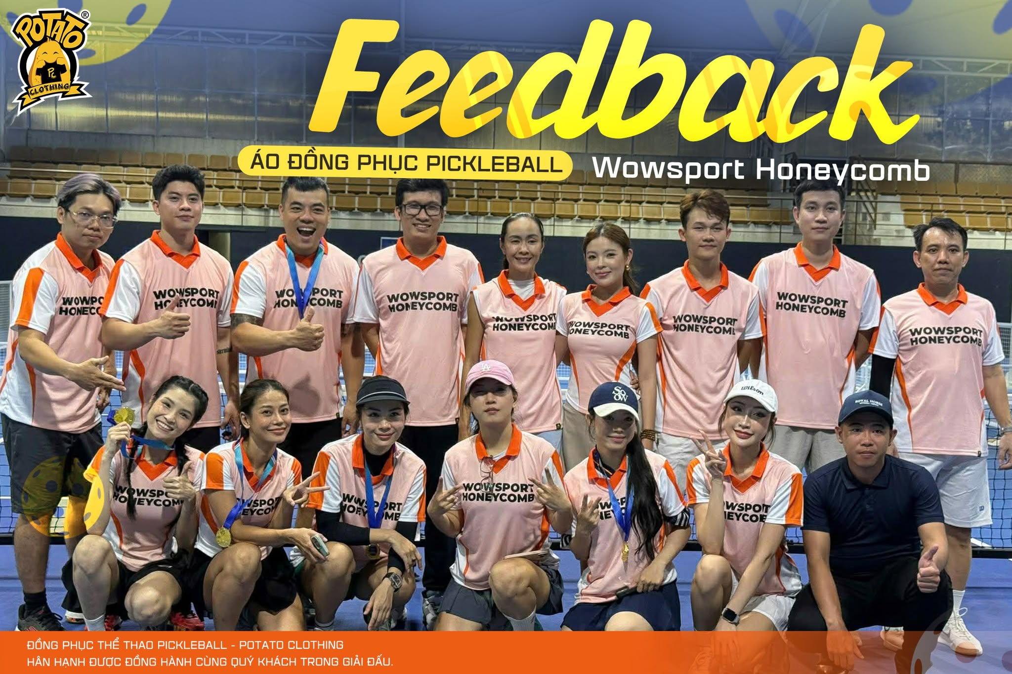 Feedback đồng phục pickleball Wowsport Honeycomb - ảnh 1