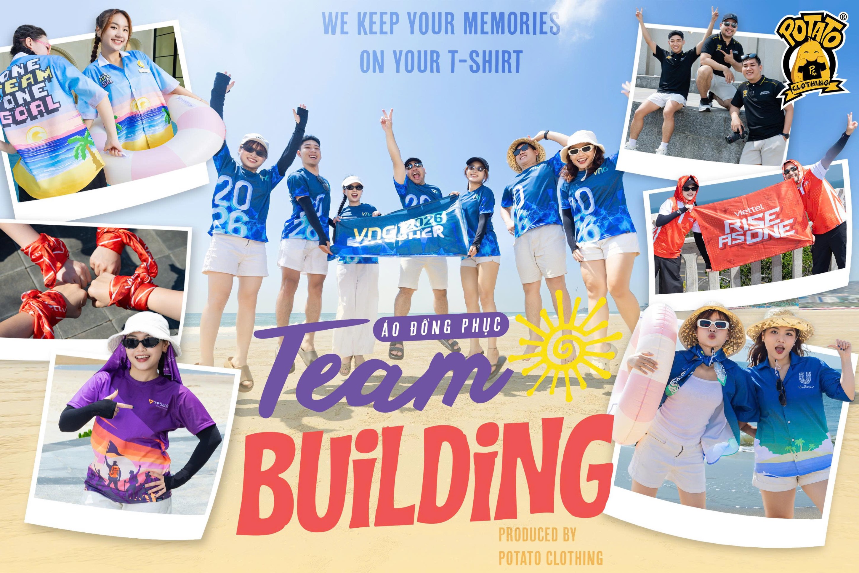 Banner Đồng Phục Team Building Potato