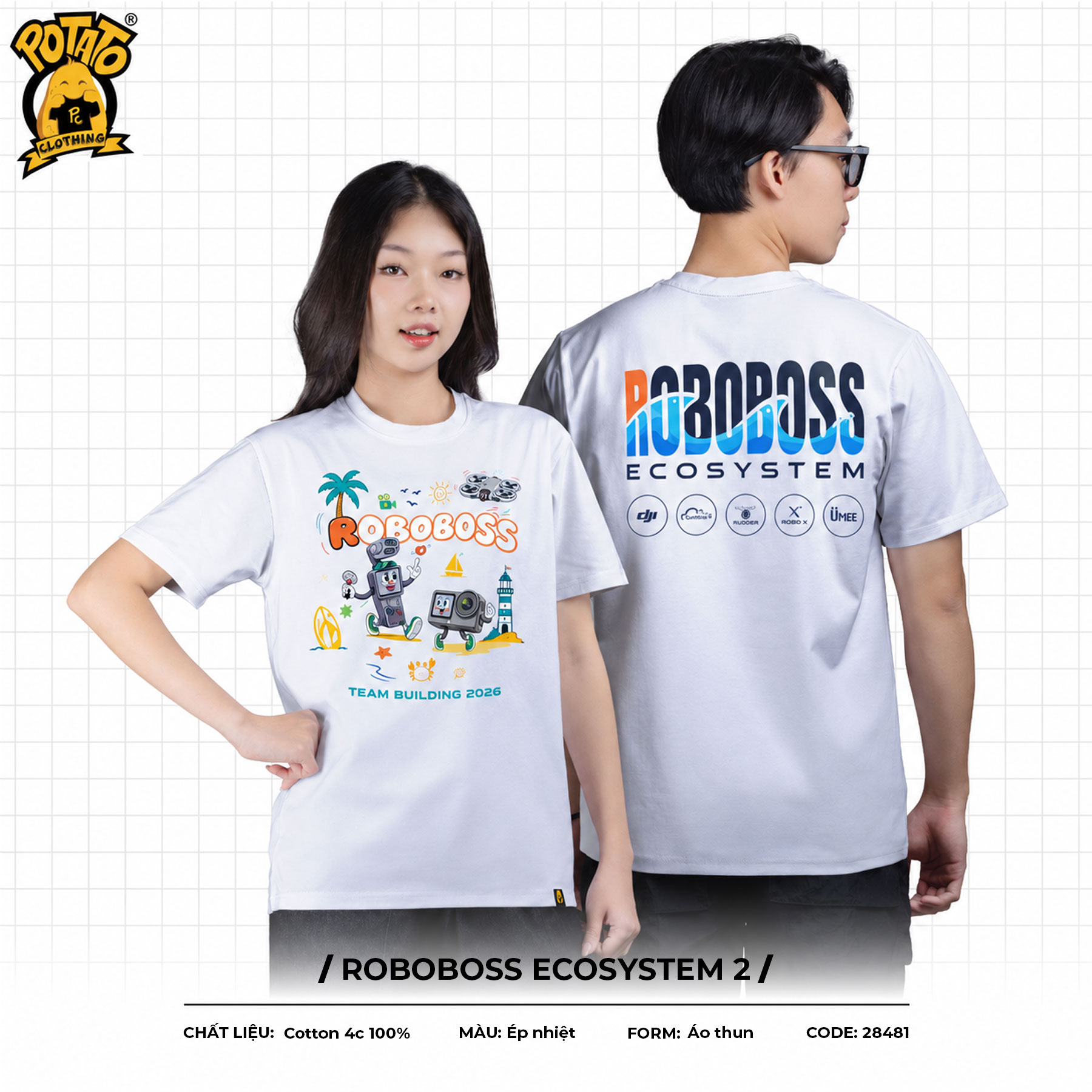 Đồng phục áo thun Roboboss Ecosystem 2