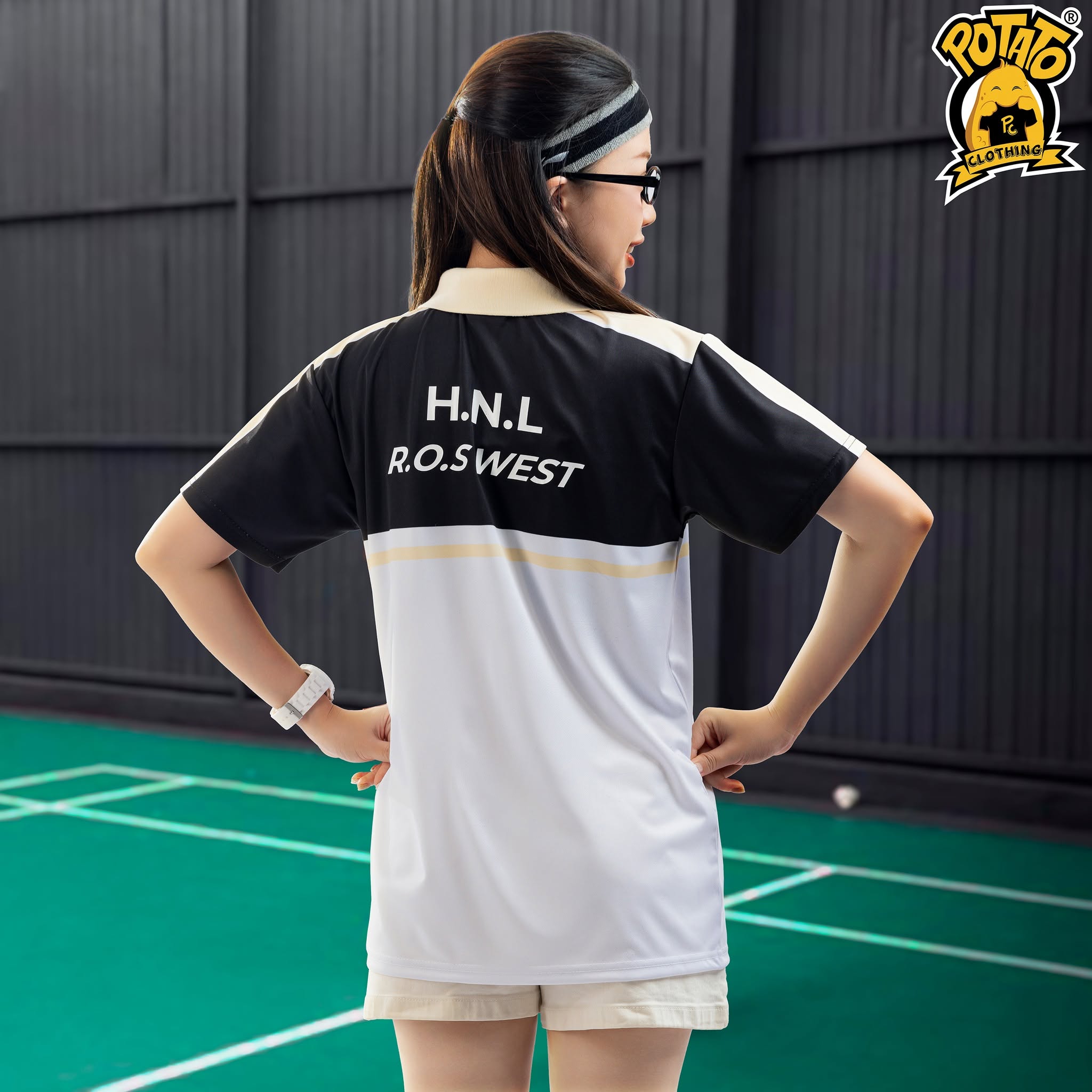 Đồng phục polo R.O.S WEST Badminton Team