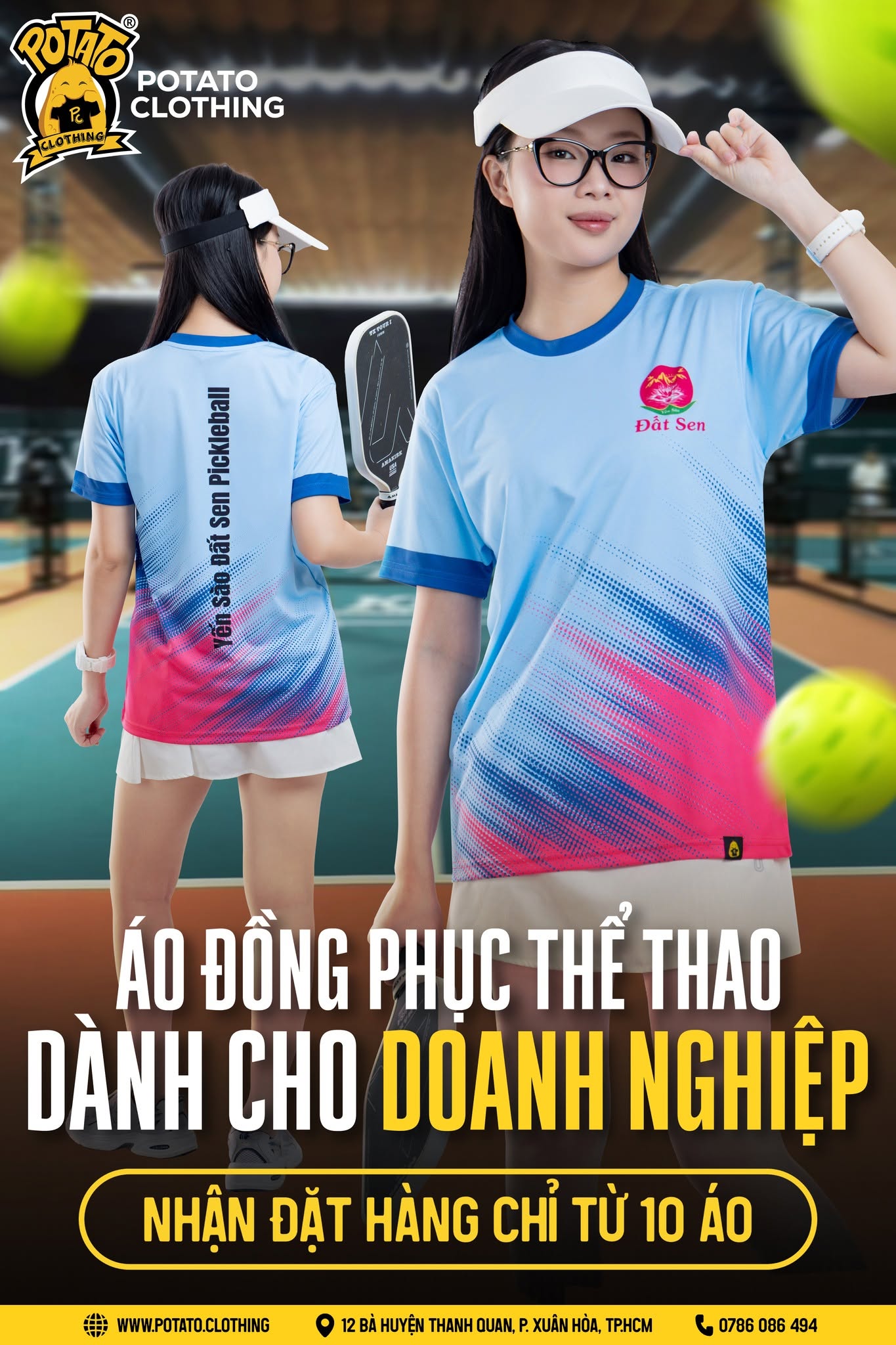 Đồng phục thể thao Yến Sào Đất Sen Pickleball