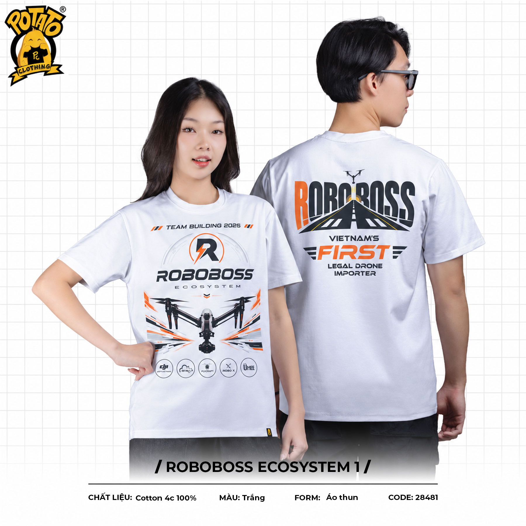 Đồng phục áo thun Roboboss Ecosystem 1