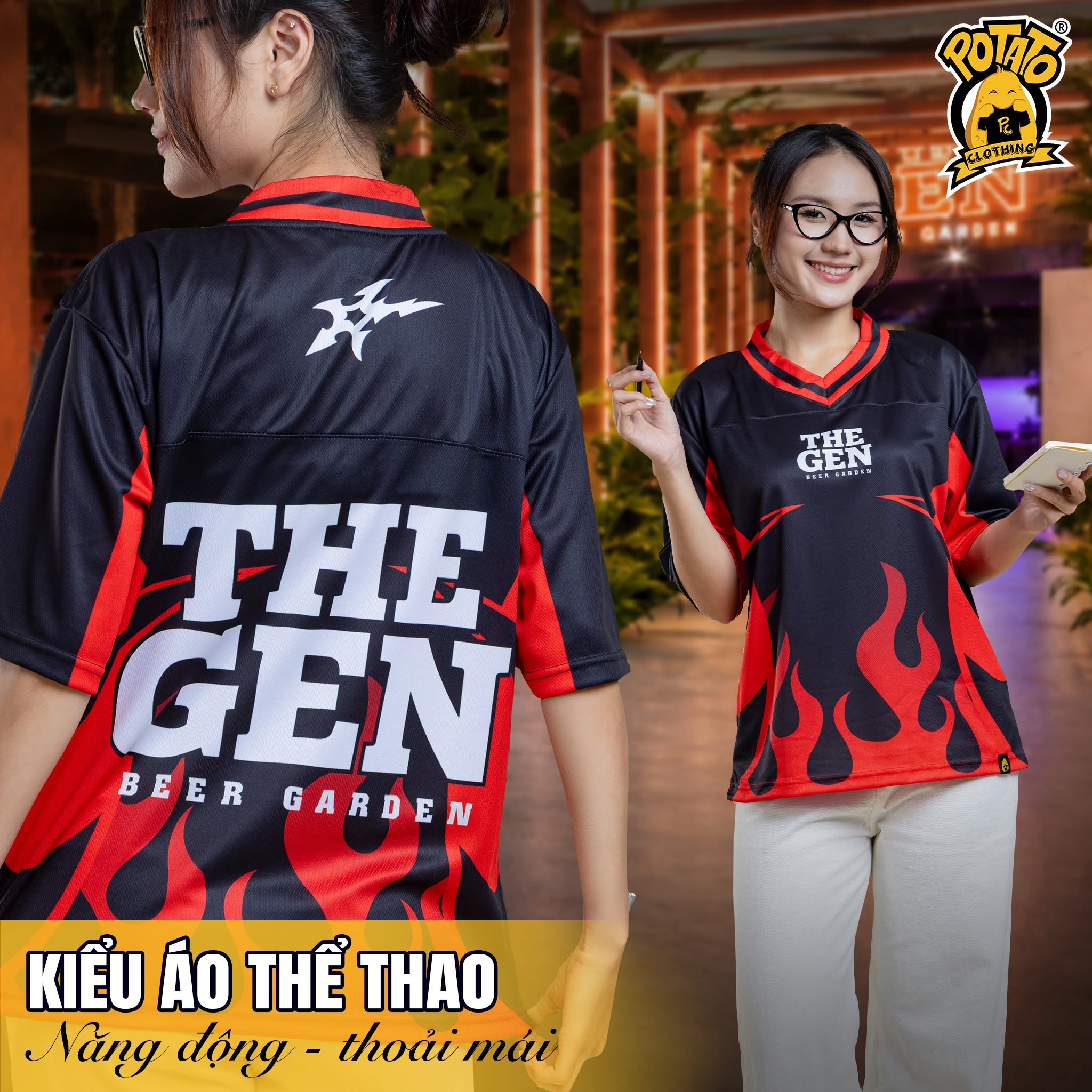 Đồng phục bóng bầu dục The Gen Beer Garden